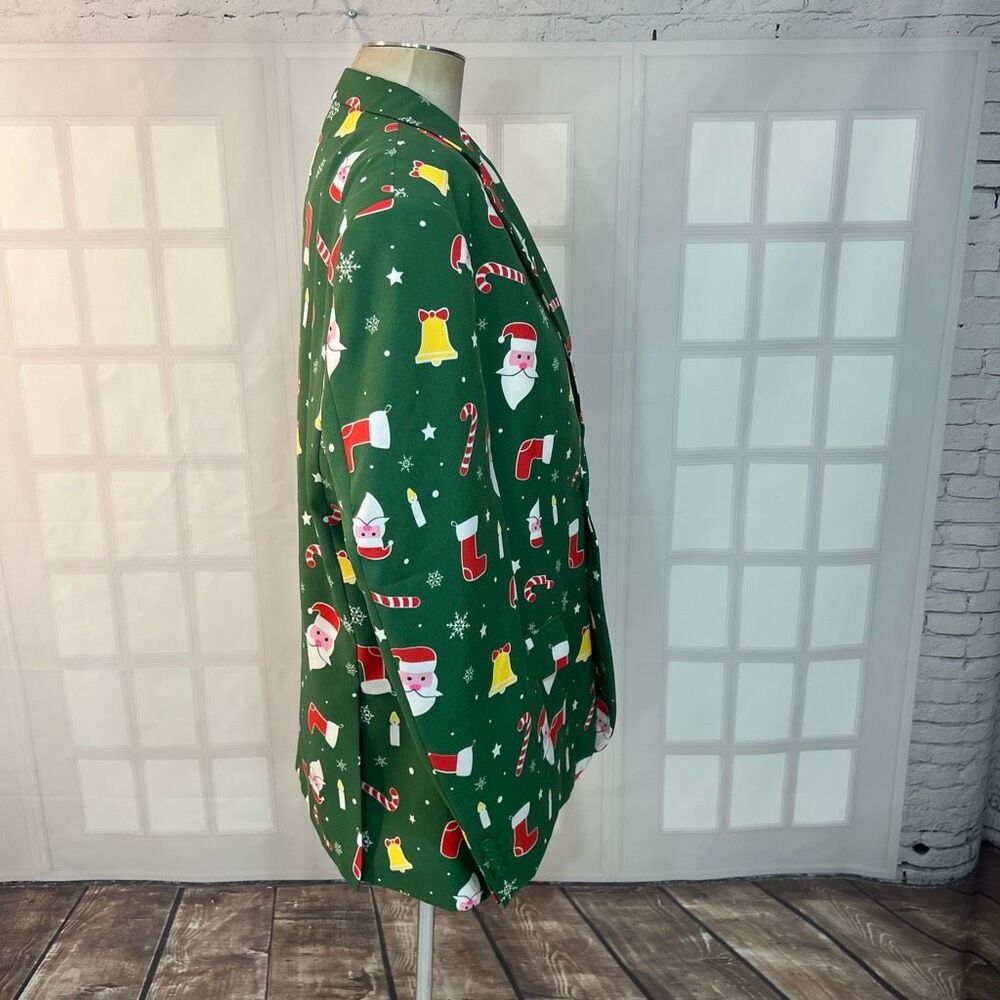Opposuits Santaboss green Christmas holiday suit size 44 - Picture 7 of 13